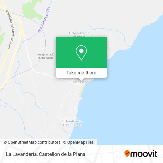 La Lavandería map