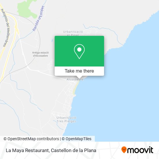 La Maya Restaurant map