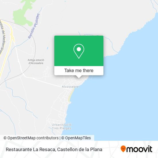 mapa Restaurante La Resaca