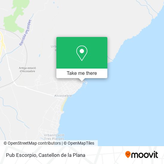 Pub Escorpio map