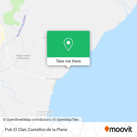 Pub El Clan map