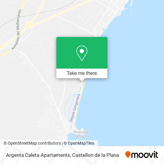 Argenta Caleta Apartaments map