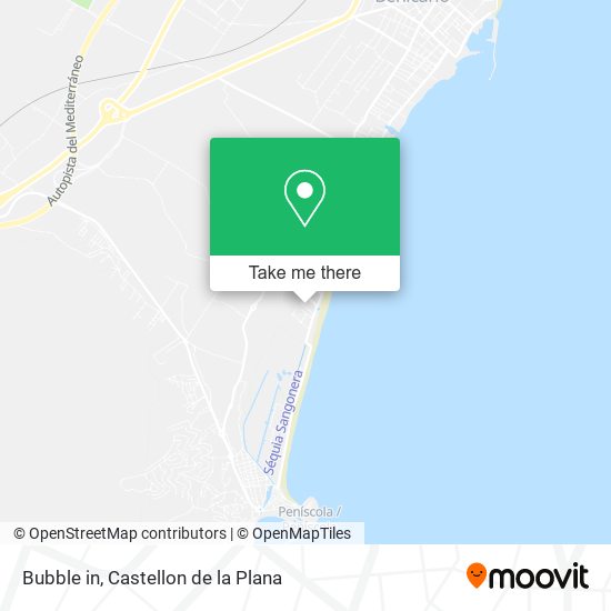 Bubble in map