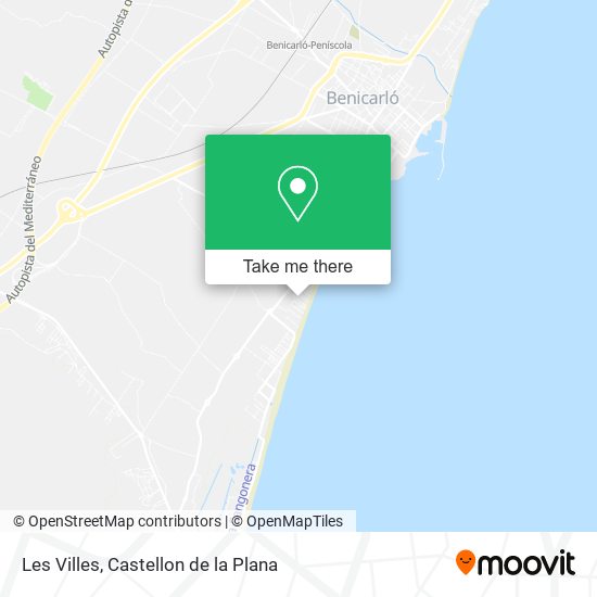 Les Villes map