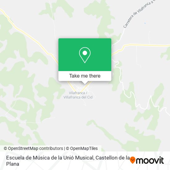 mapa Escuela de Música de la Unió Musical