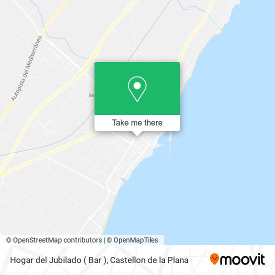 mapa Hogar del Jubilado ( Bar )