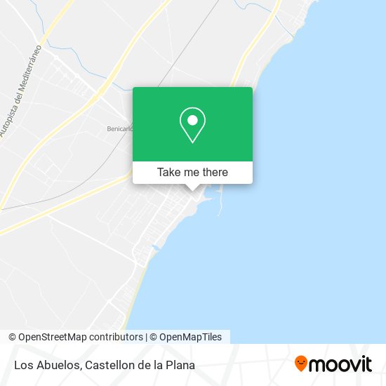 Los Abuelos map