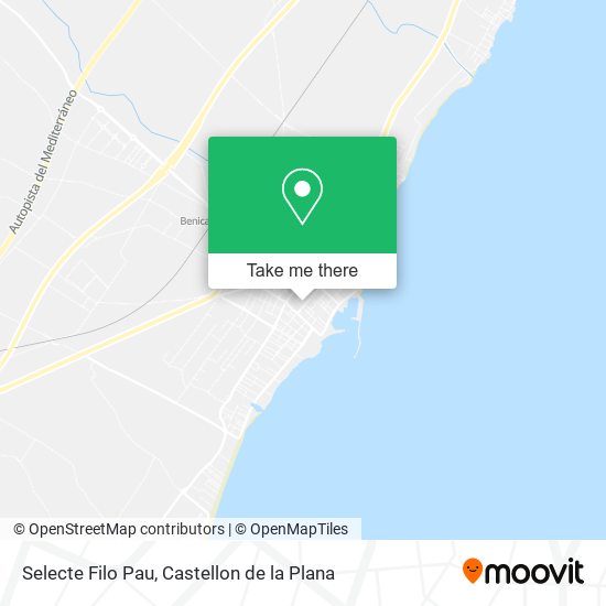 Selecte Filo Pau map