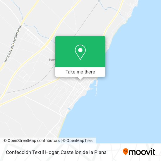 Confección Textil Hogar map