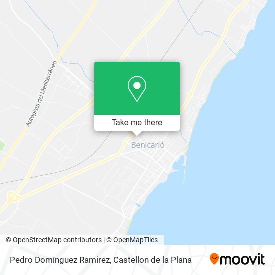 Pedro Domínguez Ramirez map
