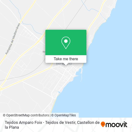 Tejidos Amparo Foix - Tejidos de Vestir map