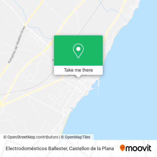 Electrodomésticos Ballester map