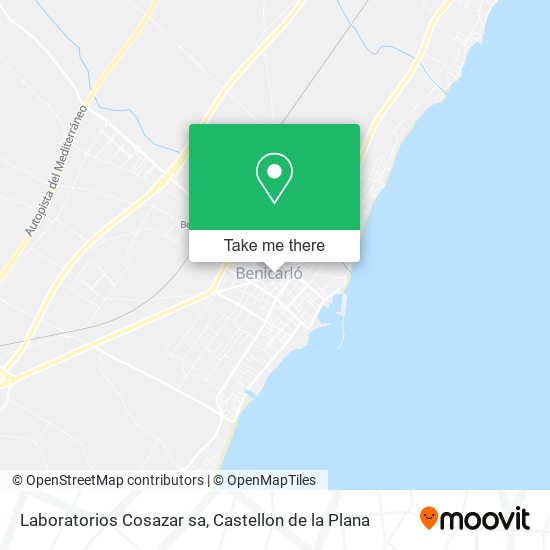 Laboratorios Cosazar sa map