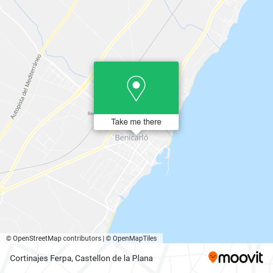 Cortinajes Ferpa map