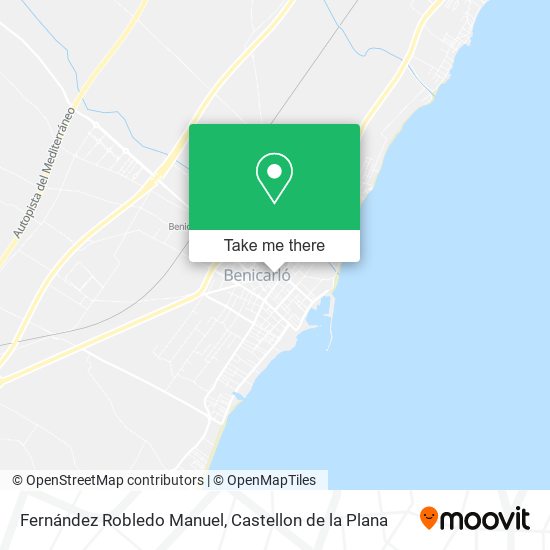 Fernández Robledo Manuel map