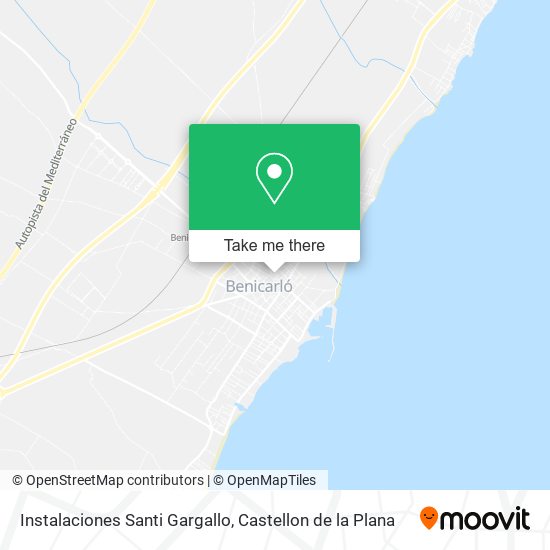 Instalaciones Santi Gargallo map
