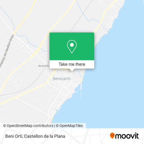 Beni Orti map