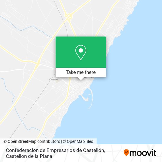 Confederacion de Empresarios de Castellón map