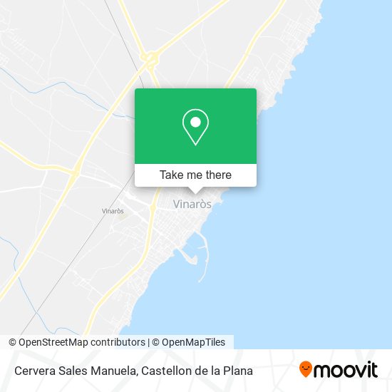 Cervera Sales Manuela map
