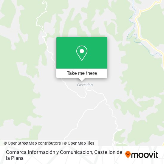 Comarca Información y Comunicacion map