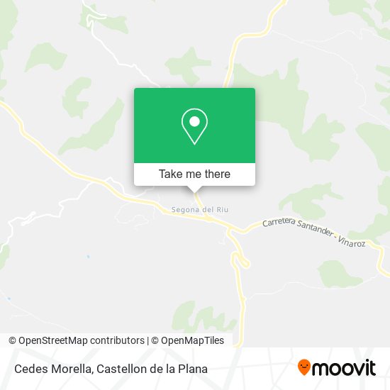 Cedes Morella map