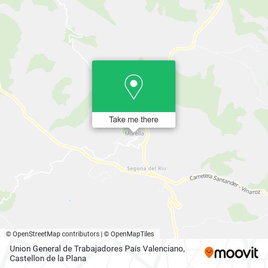 Union General de Trabajadores País Valenciano map
