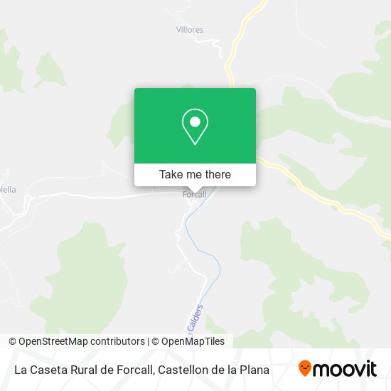 La Caseta Rural de Forcall map