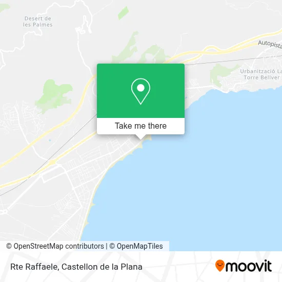 Rte Raffaele map