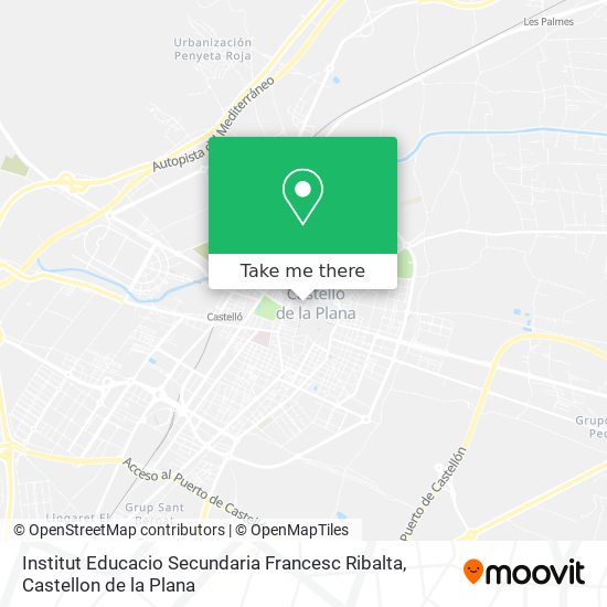 Institut Educacio Secundaria Francesc Ribalta map