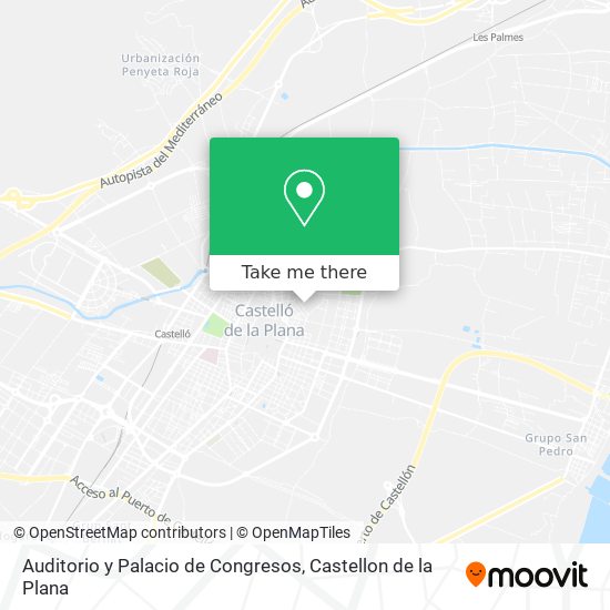 mapa Auditorio y Palacio de Congresos