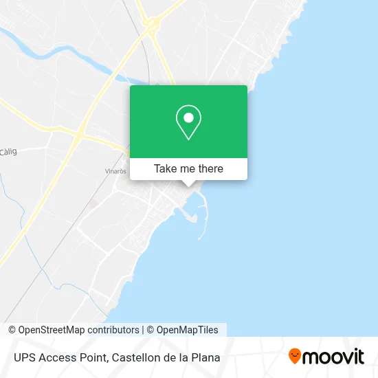 Ups Access Point map