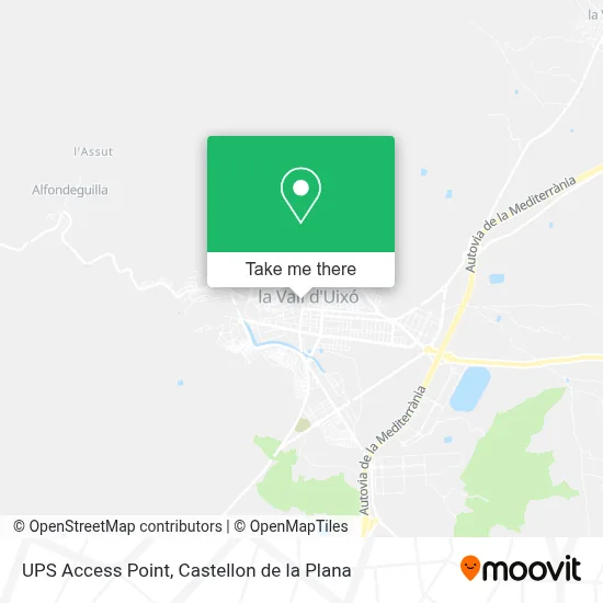 Ups Access Point map