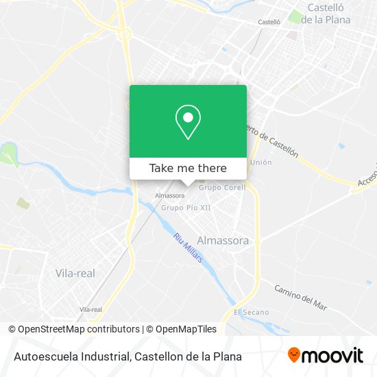 mapa Autoescuela Industrial