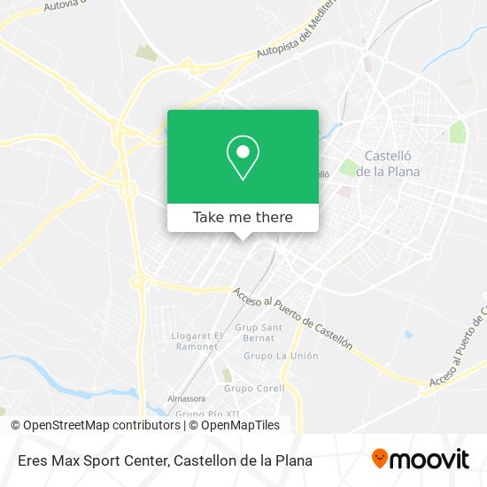 Eres Max Sport Center map