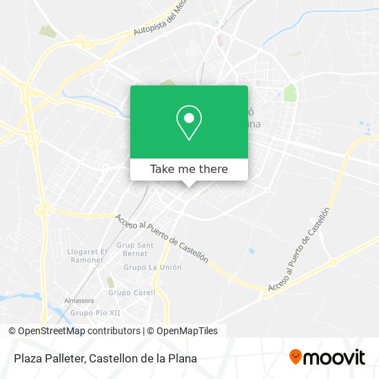 mapa Plaza Palleter