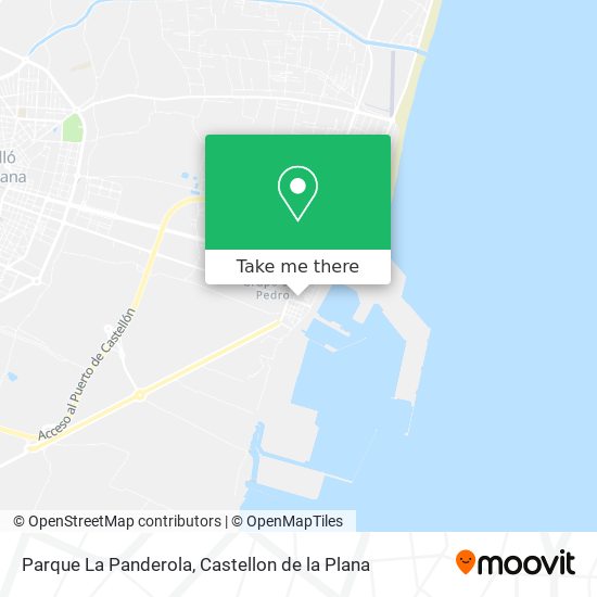 mapa Parque La Panderola