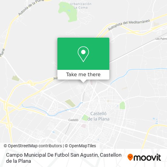 Campo Municipal De Futbol San Agustin map