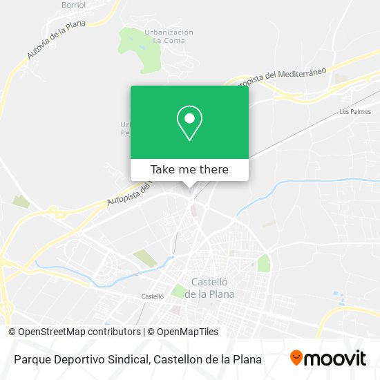 Parque Deportivo Sindical map