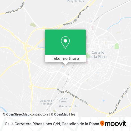 mapa Calle Carretera Ribesalbes S/N