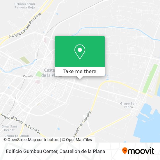 Edificio Gumbau Center map