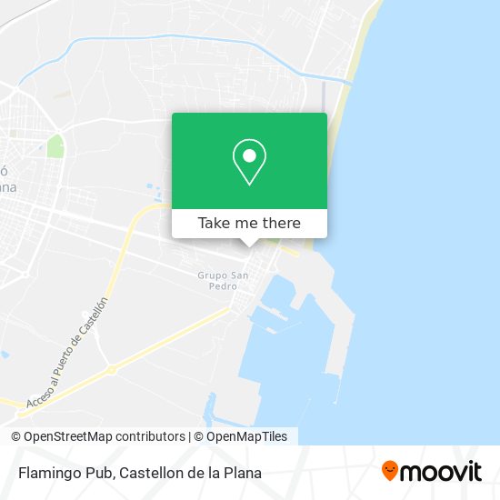 Flamingo Pub map