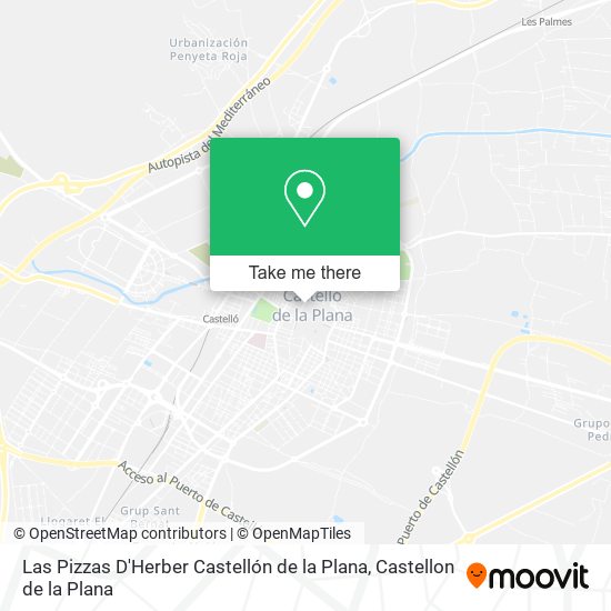 Las Pizzas D'Herber Castellón de la Plana map