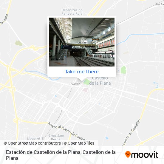 Estación de Castellón de la Plana map