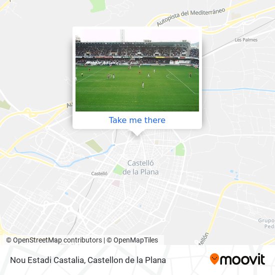 Nou Estadi Castalia map