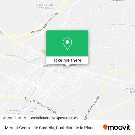 Mercat Central de Castelló map