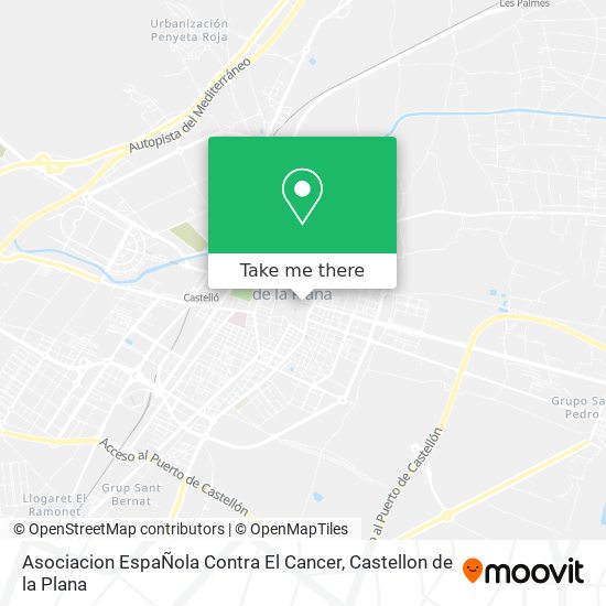 Asociacion EspaÑola Contra El Cancer map