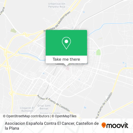 Asociacion Española Contra El Cancer map