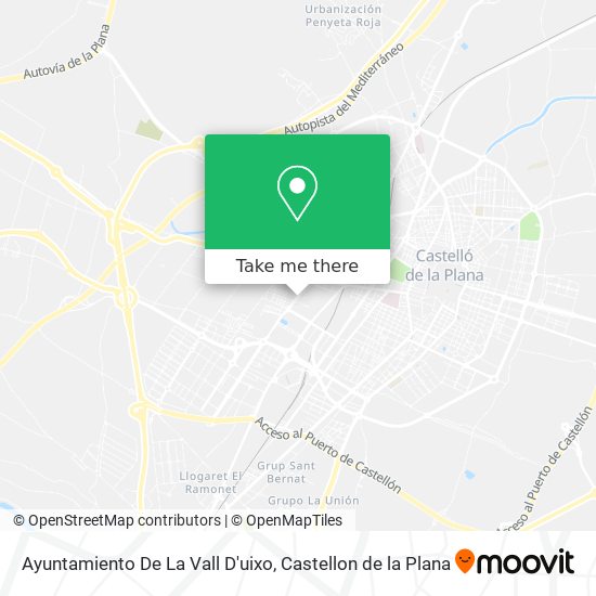 Ayuntamiento De La Vall D'uixo map