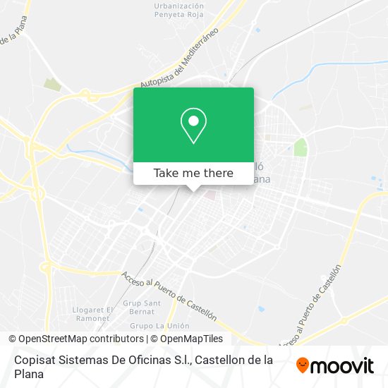 Copisat Sistemas De Oficinas S.l. map