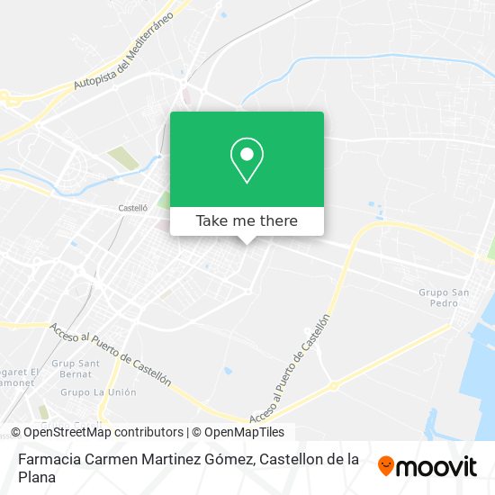 Farmacia Carmen Martinez Gómez map